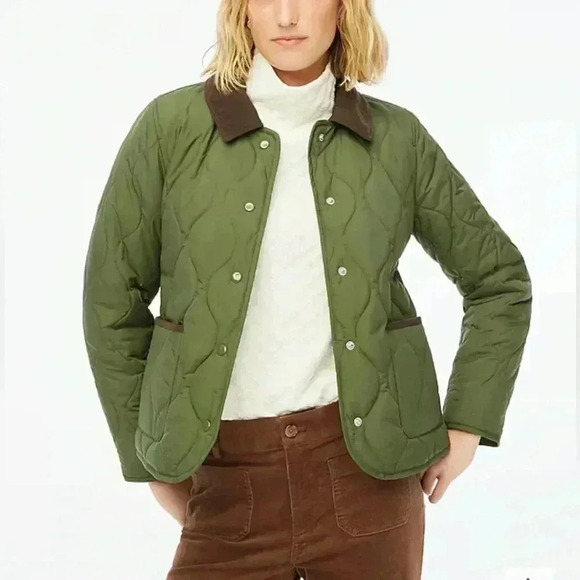 JCREW Quilted Barn Jacket - NWT - S - Picture 1 of 12